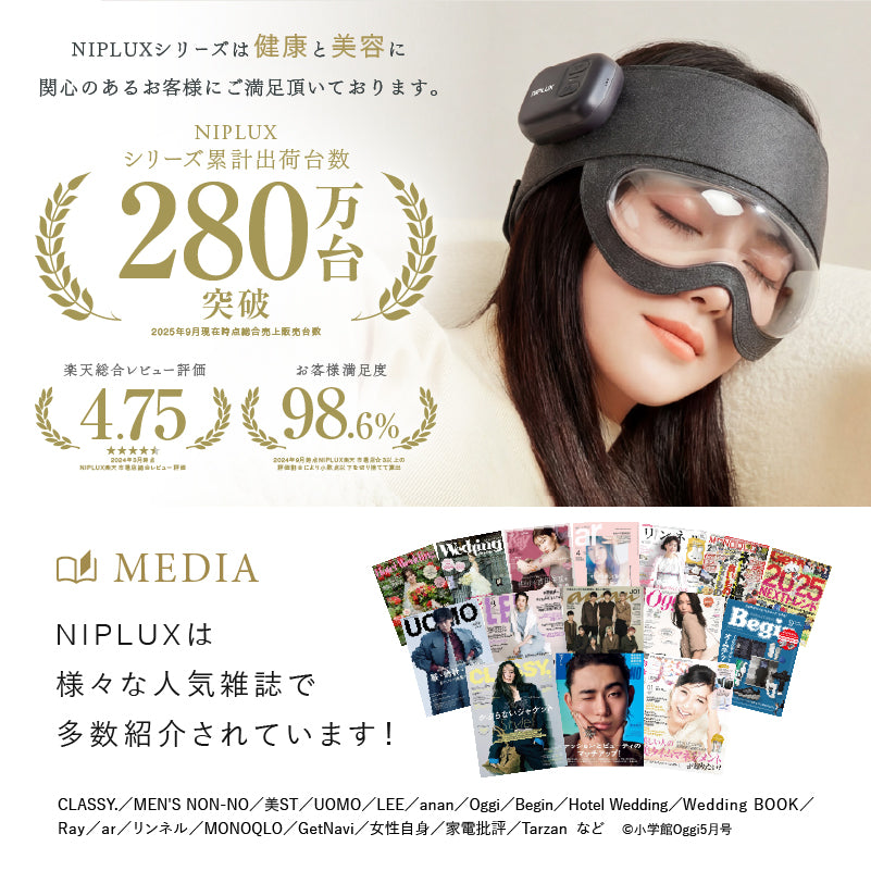 コリラックス CORILAX 目元・頭マッサージャー｜眼精疲労ケア・睡眠
