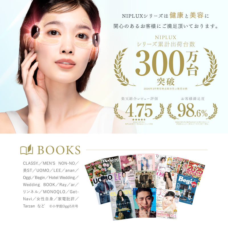 EMS EYE LIFT｜目元専用美顔器 ピタッと密着でたるみ・ハリ感ケア 母の