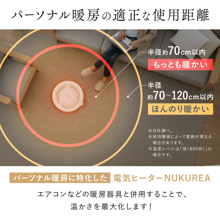 電気ヒーターNUKUREA