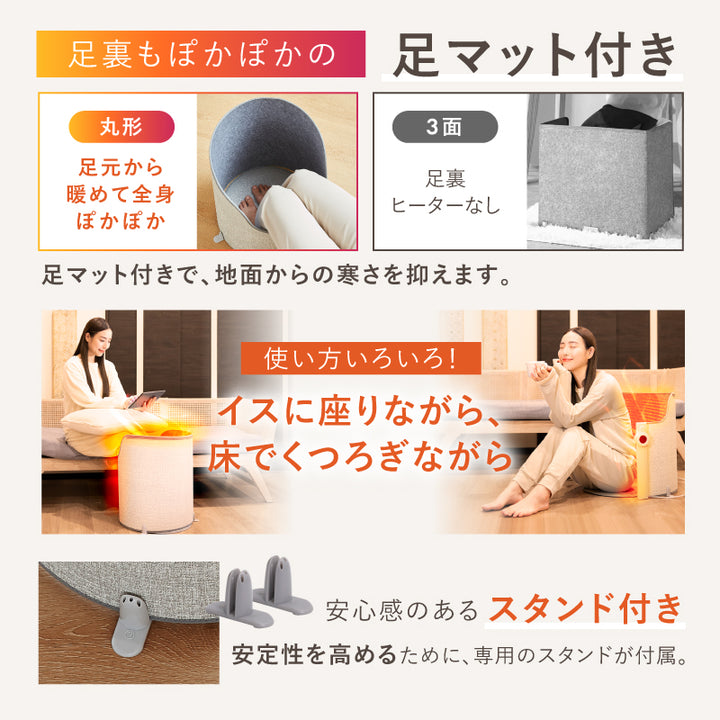 パネルヒーター 丸形タイプ