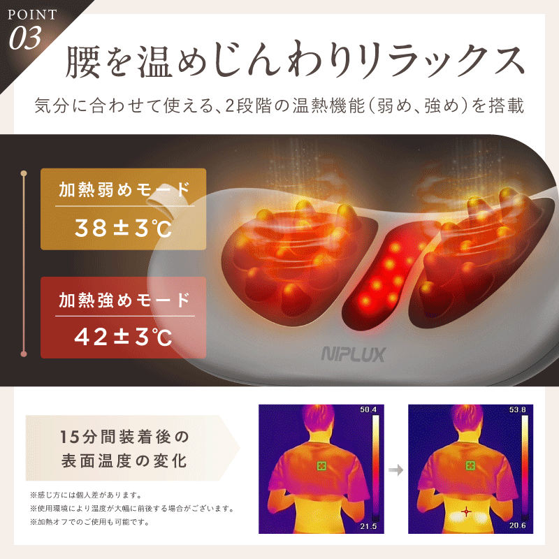 NIPLUX WAISTUPLUS EMS運動 腰 マッサージ NIPLUX公式】正規品 WAISTUPLUSマッサージ器 腰ベルト 腰を温める